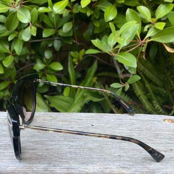 Women\'s Derek Lam Black Kim Sunglasses Oval Semi Cat Eye Summer Sun Beach main image 9
